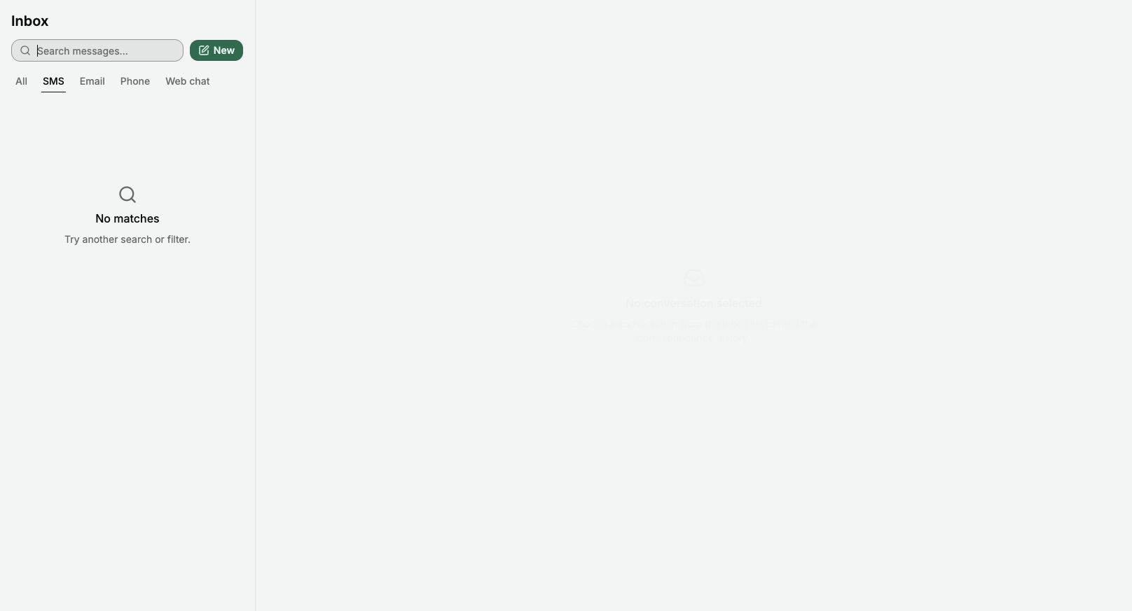 Open the correct conversation and write the message in the composer.